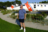August 2016 - Don Boyd with Coast Guard HU-16 #CG-7250 and HU-25 #CG-2133 at Coast Guard Air Station Cape Cod