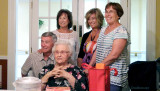 June 2016 - Aunt Thelma Blasko's 91st birthday party with her children Dennis, Carol, Barbie and Kathy