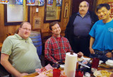 January 2016 - David Knies, John Padgett, Don Mamula and Ben Wang at Shortys in Doral