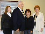 Joyce Griffith Kogler, John Griffith, Carolyn Griffith and Joy Griffith Kurowsky at Esthers Celebration of Life Luncheon