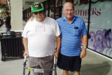 January 2013 - Nelson Hernandez and Don Boyd after a good breakfast at Brothers of Brooklyn Deli