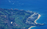 2010 - aerial view of Kaanapali Beach, West Maui, from Hawaiian Airlines Boeing 717 N487HA