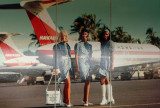 2009 - a nice retro display of Hawaiian Airlines DC-9s and stewardesses in the gate boarding area