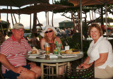 2009 - Don, Donna and Karen Boyd having dinner outside at the Hyatt Regency Maui