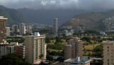 View of Honolulu/Waikiki Beach area from the Hyatt Regency Waikiki