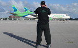 January 2007 - Joe Pries shooting on the ramp at Miami International Airport