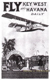 1921 - 7 years before Pan American Airways was founded, Miami had Aeromarine Airways serving Havana, Key West and Bimini