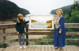 June 1997 - Donna and Karen at Fundy National Park, New Brunswick