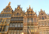 GUILD HOUSES FACADES IN THE GROTE MARKT 