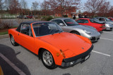 Porsche 914, spectator parking lot, Porsche Swap Meet in Hershey, PA (0625)