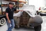 Curator Keith Flickinger, Nicola Bulgari Car Collection, NB Center for American Automotive Heritage, Allentown, PA (1090)