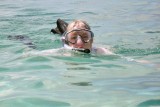 Judith snorkelling