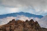 Alabama Hills, scattered showers.