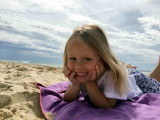 Maika à la plage en Mai 2017