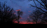 Coucher de soleil de fvrier