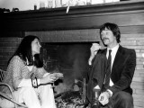 Franois avec lamie de la marie, le jour du mariage de Philibert, en 1974