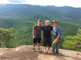 With two of my sons--North Carolina mountains