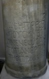 06-Cyprus Museum inscribed column from  4th century, recording the renovation of a synagogue..jpg