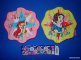 Yujin Disney Princess Snow White and Ariel mini towels