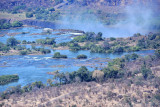 View of Vic Falls from Above