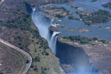 View of Vic Falls from Above