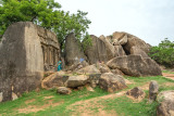 Rock-cut  7th Century Pallava temple of Mahabalipuram
