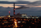 dawn over The Poolbeg Stacks