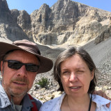 Dave and Anne below Wheeler Peak (8/13/2018)