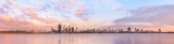 Perth and the Swan River at Sunrise, 28th November 2011