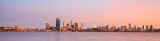 Perth and the Swan River at Sunrise, 17th December 2011