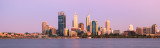 Perth and the Swan River at Sunrise, 12th January 2012