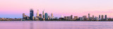 Perth and the Swan River at Sunrise, 18th January 2012