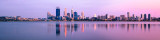 Perth and the Swan River at Sunrise, 13th February 2012