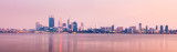 Perth and the Swan River at Sunrise, 17th February 2012