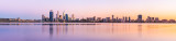 Perth and the Swan River at Sunrise, 15th April 2012