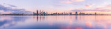 Perth and the Swan River at Sunrise, 16th April 2012