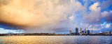 Perth and the Swan River at Sunrise, 29th April 2012