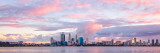Perth and the Swan River at Sunrise, 14th May 2012