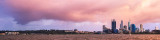 Perth and the Swan River at Sunrise, 11th June 2012