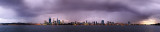 Perth and the Swan River at Sunrise, 12th June 2012