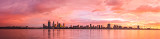 Perth and the Swan River at Sunrise, 19th June 2012