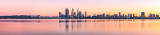 Perth and the Swan River at Sunrise, 22nd June 2012