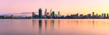 Perth and the Swan River at Sunrise, 8th July 2012
