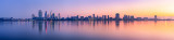 Perth and the Swan River at Sunrise, 11th July 2012