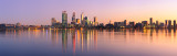 Perth and the Swan River at Sunrise, 18th July 2012