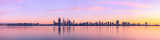 Perth and the Swan River at Sunrise, 16th August 2012