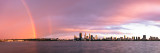 Perth and the Swan River at Sunrise, 3rd September 2012