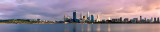 Perth and the Swan River at Sunrise, 11th September 2012