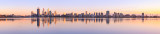 Perth and the Swan River at Sunrise, 14th September 2012