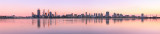 Perth and the Swan River at Sunrise, 15th September 2012